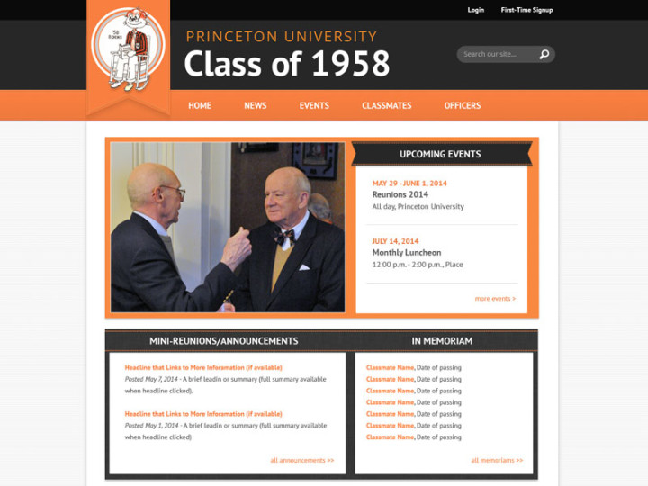 Princeton University Class of 1958