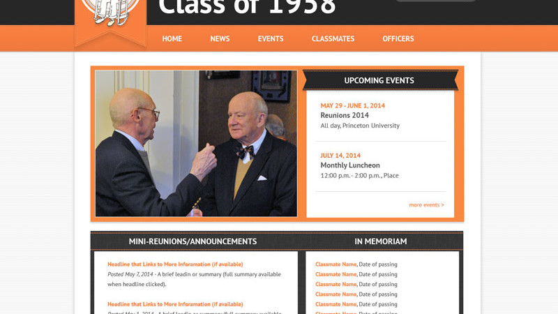 Princeton University Class of 1958